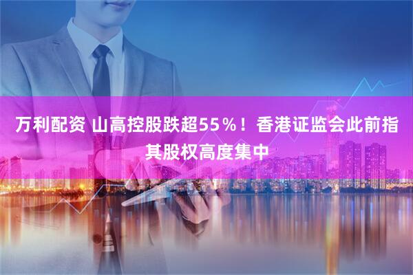 万利配资 山高控股跌超55％！香港证监会此前指其股权高度集中