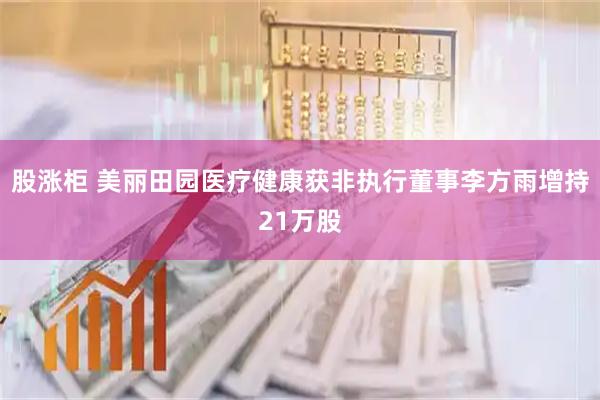 股涨柜 美丽田园医疗健康获非执行董事李方雨增持21万股