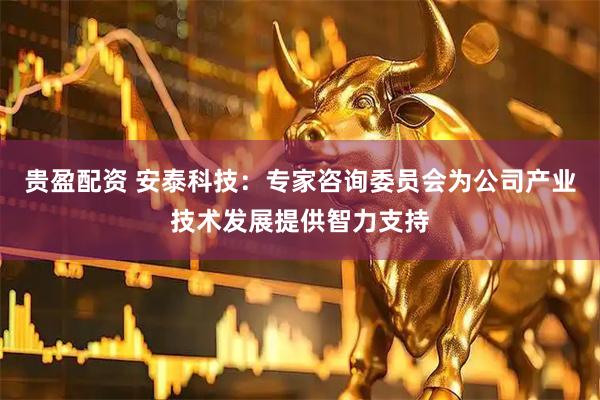 贵盈配资 安泰科技：专家咨询委员会为公司产业技术发展提供智力支持