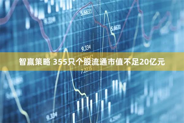 智赢策略 355只个股流通市值不足20亿元